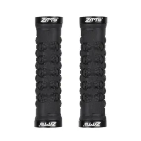 1 Pair MTB Handlebar Grips TPR Rubber Lock on Anti-slip Grips