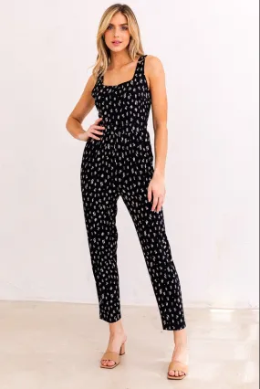 Abstract Print Jumpsuit