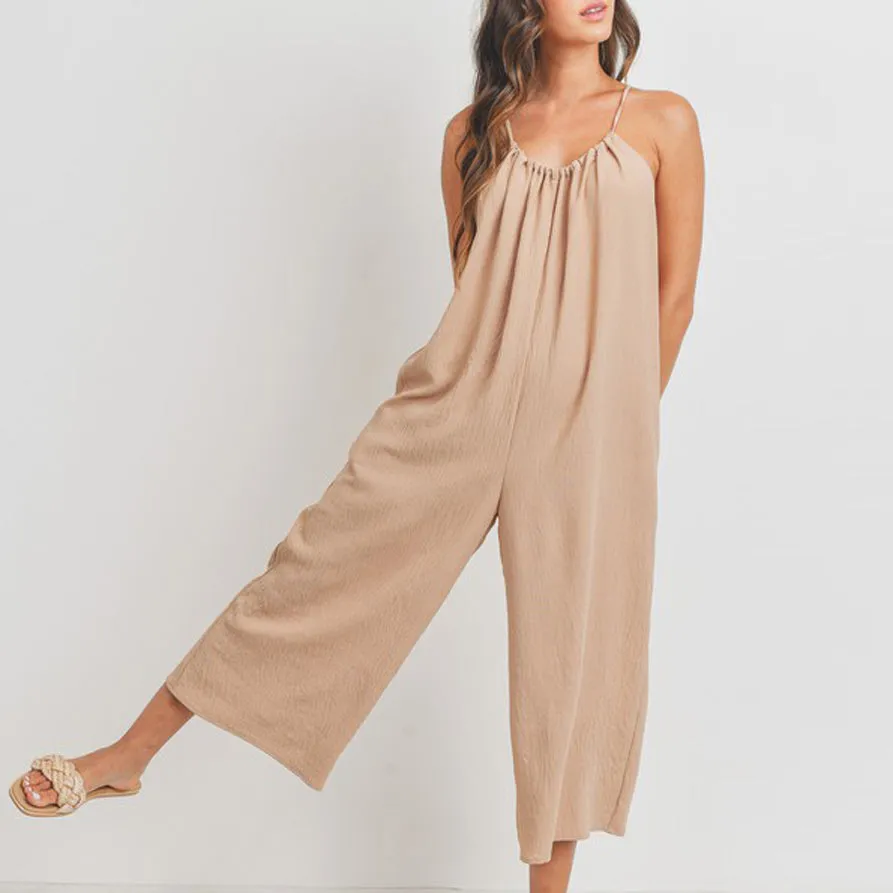 Adjustable Strap Comfy Jumpsuit