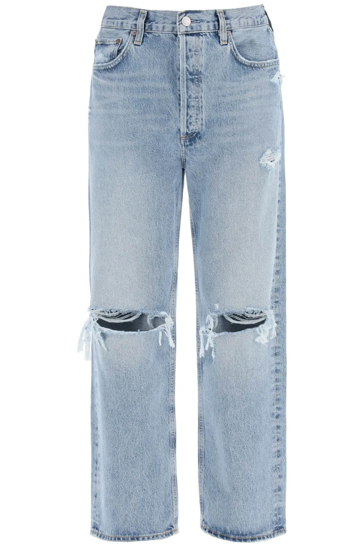 Agolde 90S Destroyed Jeans With Distressed Details