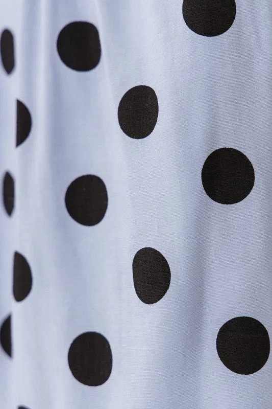 august polka dot dress