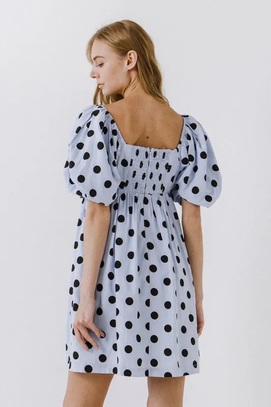 august polka dot dress