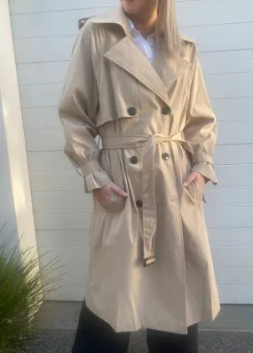 Ava Trench Coat - Neutral