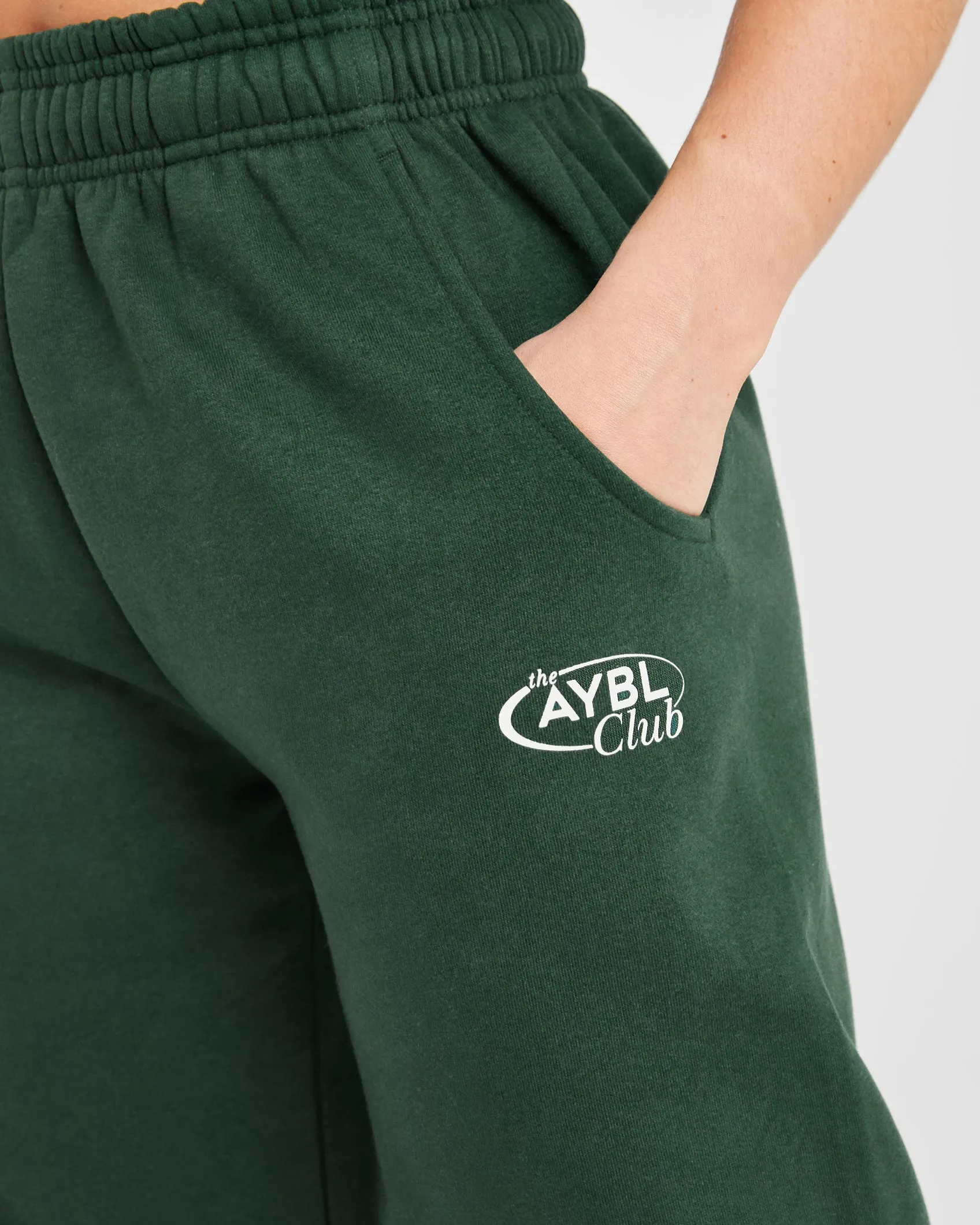 AYBL Club Oversized Joggers - Green/Sand