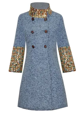 Beaded Trench Coat