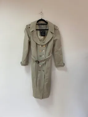 Beige trench coat, Aquascutum, Size 8