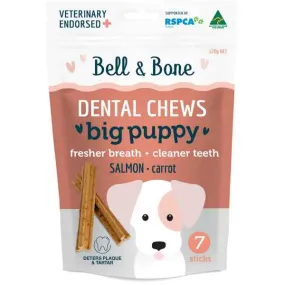 Bell & Bone Big Puppy Dental Chews - Salmon