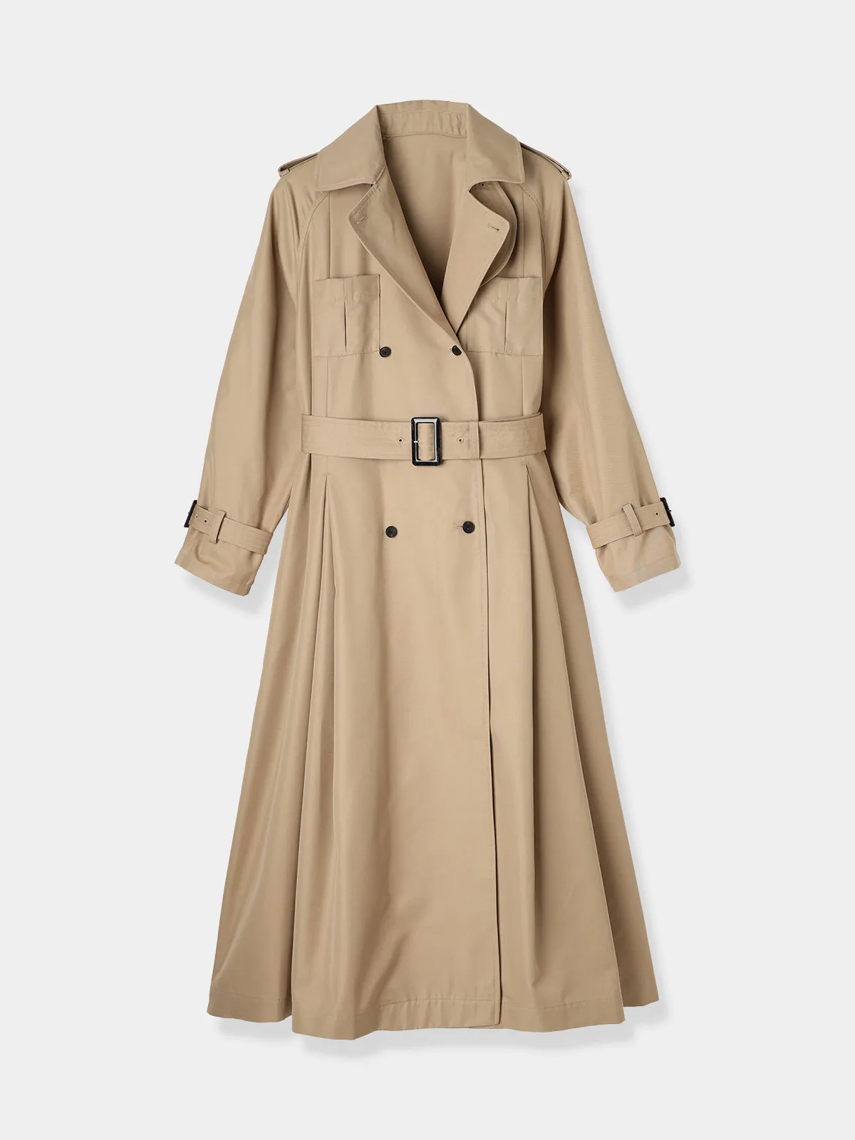 Belted Flare Trench coat