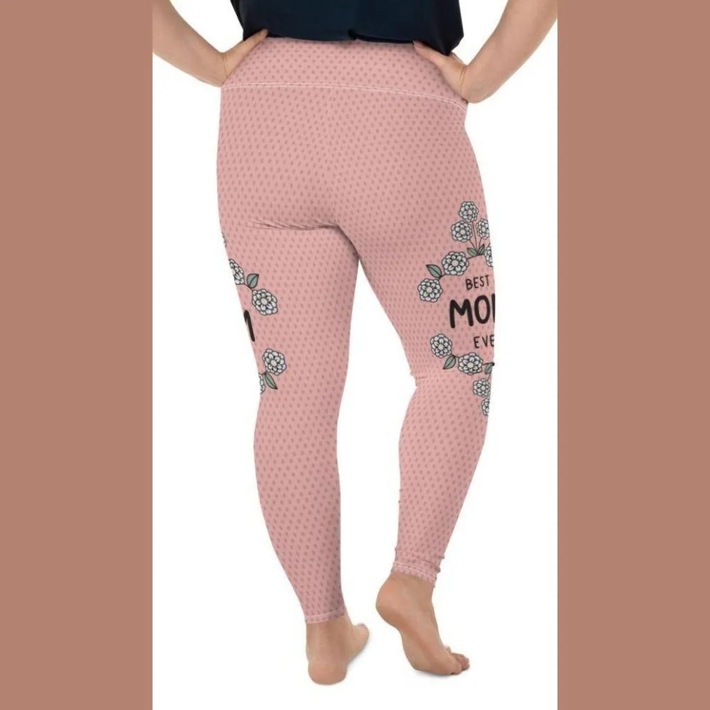 Best Mom Ever Plus Size Leggings