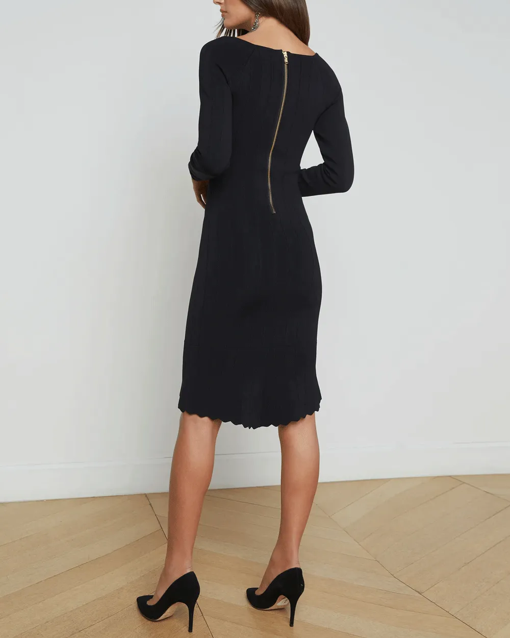 Black Felizia Knit Dress