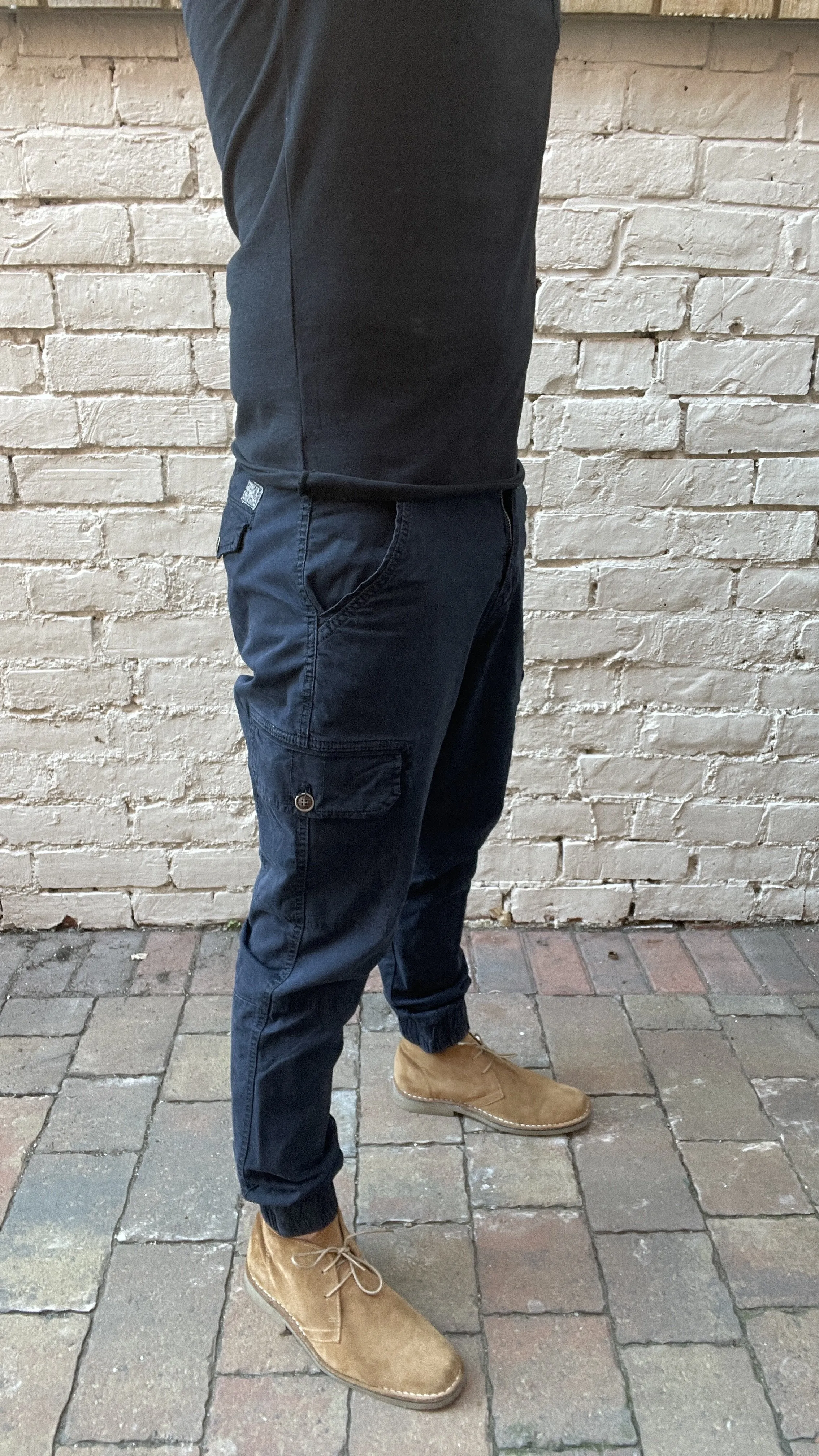 Blend Navy Cargo Joggers