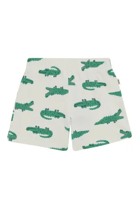 Bonds Kids Soft Threads Short - Crocodile Stomp