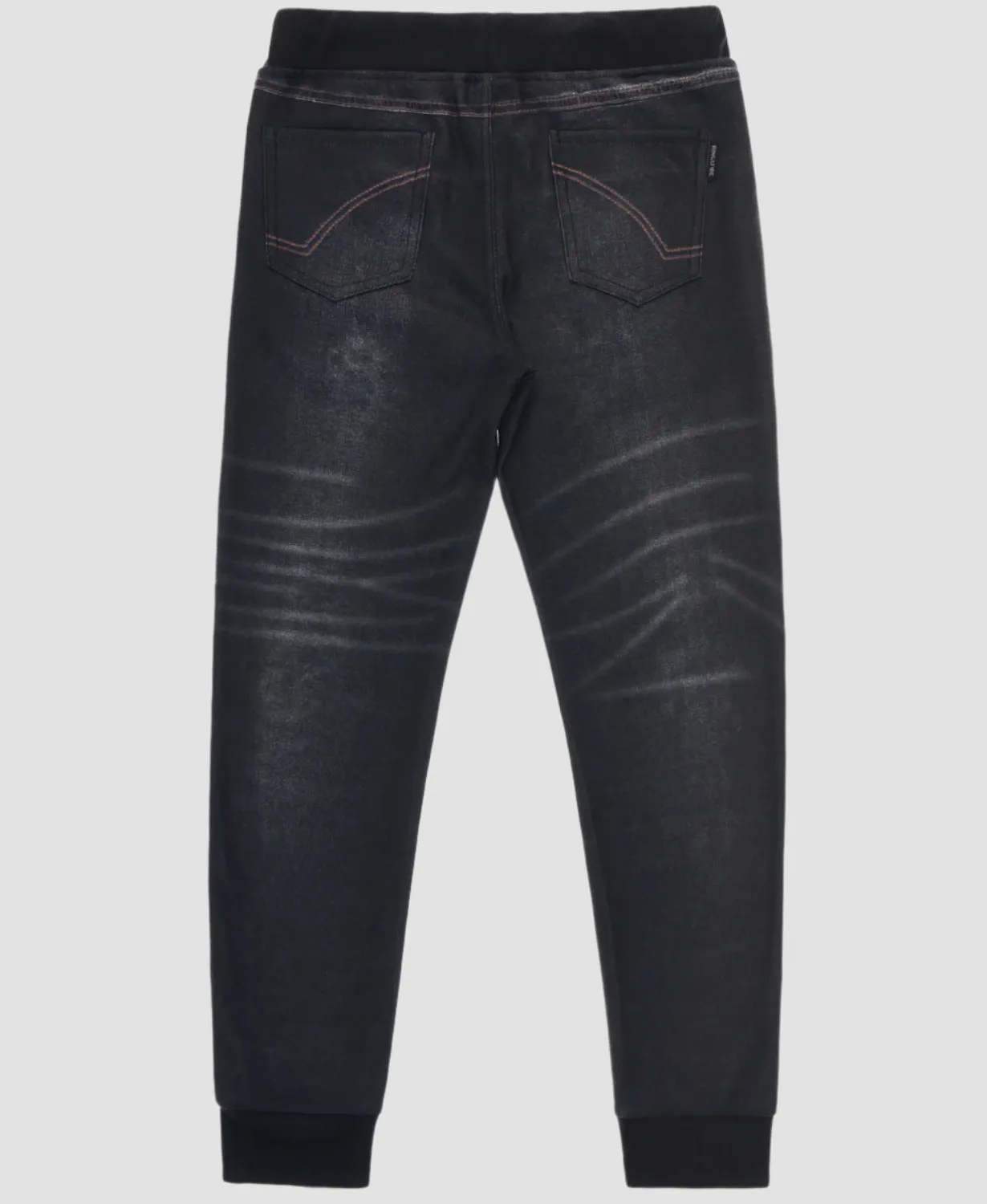 BOYS RIDER PRINTED MOTO DENIM JOGGERS