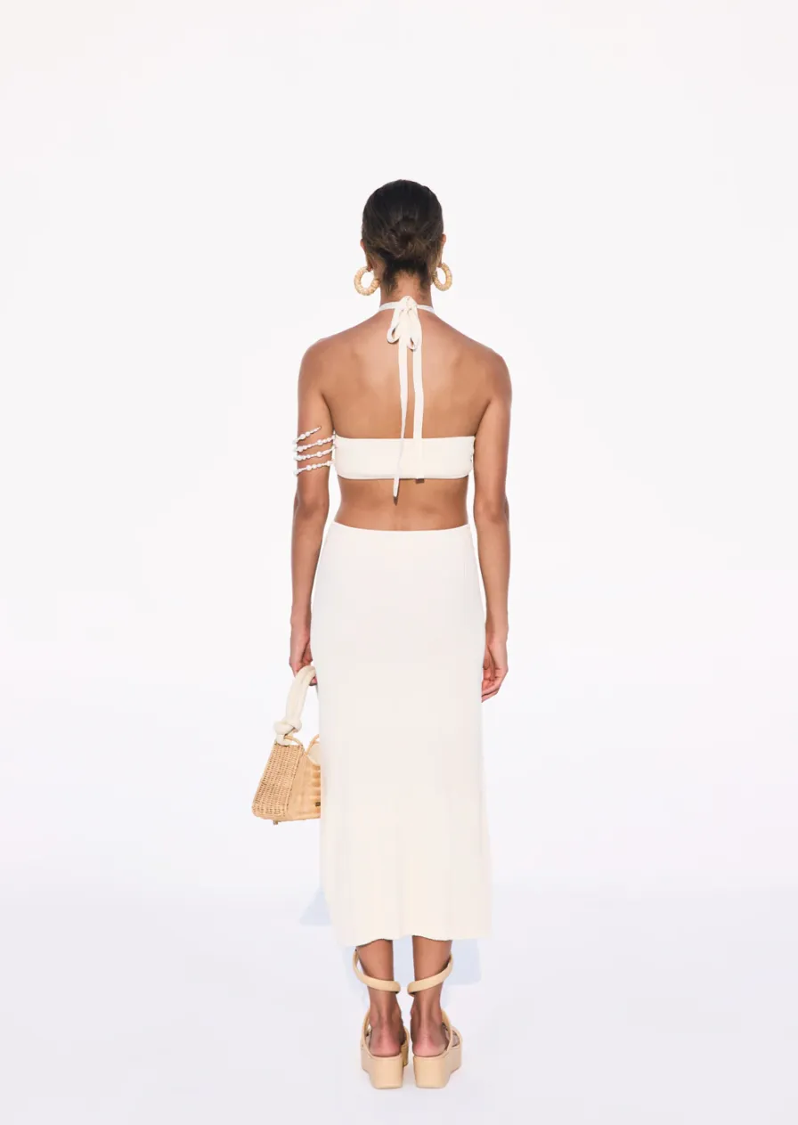 Cameron Knit Dress - Off White