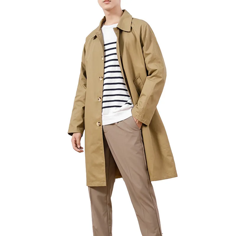 Casual Mid-length Trench Coat