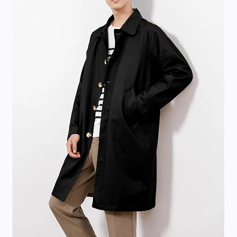 Casual Mid-length Trench Coat