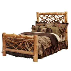 Cedar Log Twig Bed - 4 Sizes