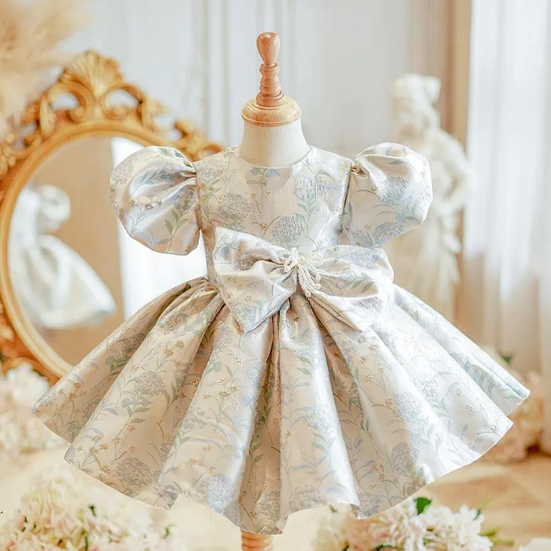 Charming Kids Couture Dress Fairytale Inspired Floral Dress