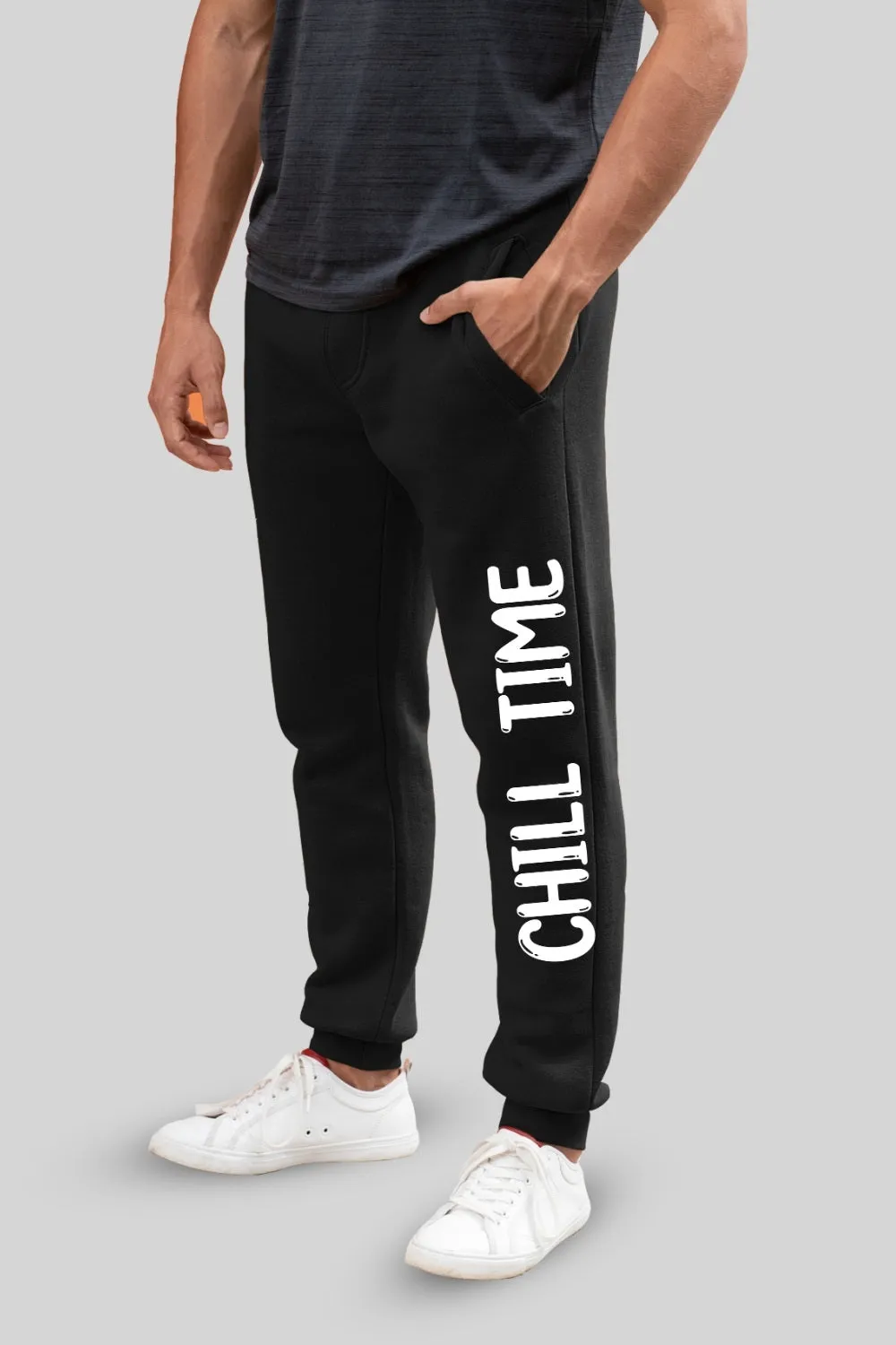 Chill Time Black Jogger