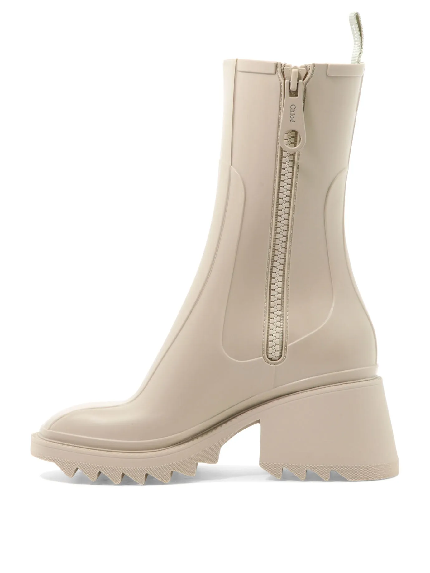 CHLOÉ Elegant Waterproof Betty Rain Boots with 7 CM Heel