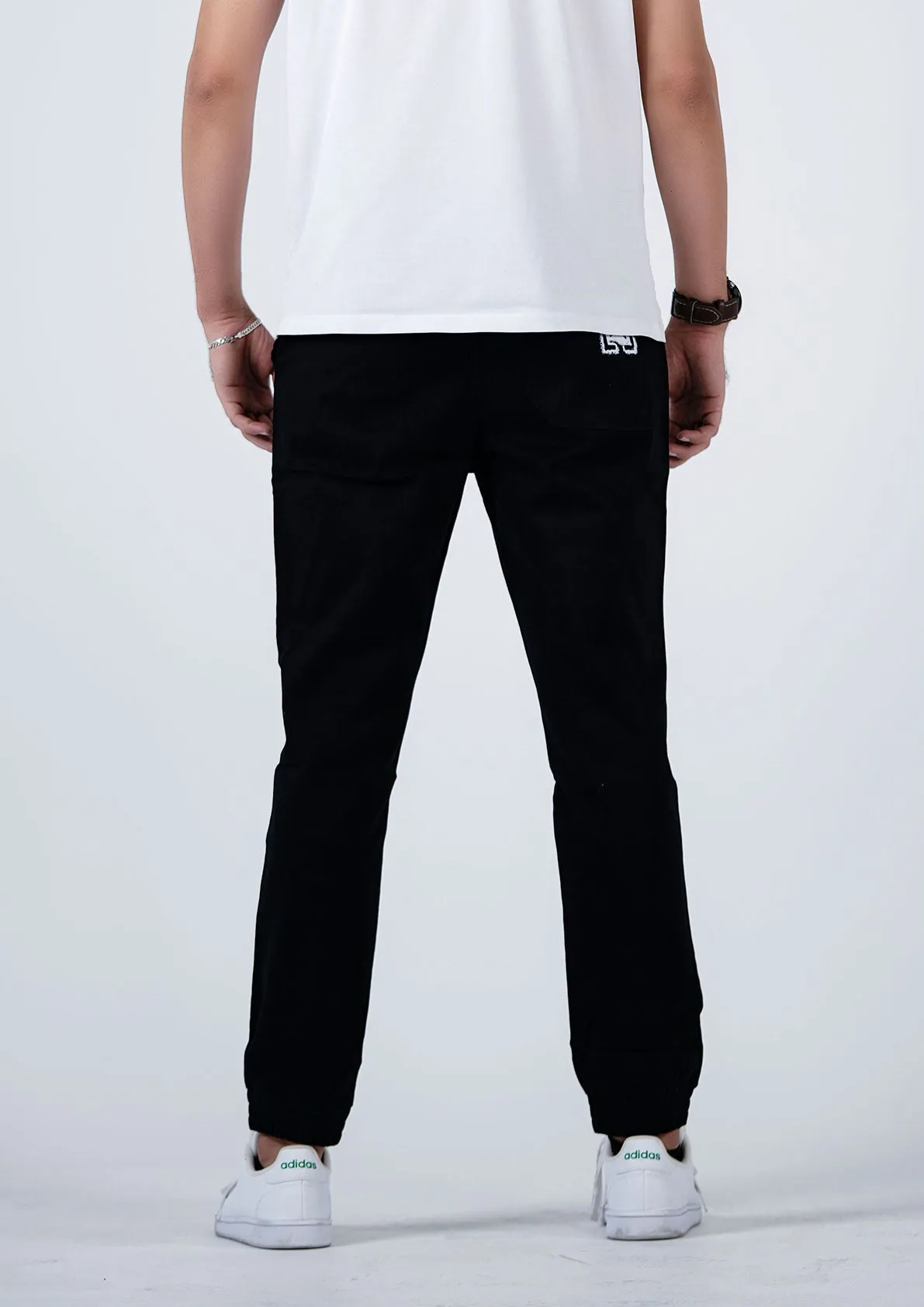 Classic Black Streetwear Cotton  Jogger- Comfort Meets Style