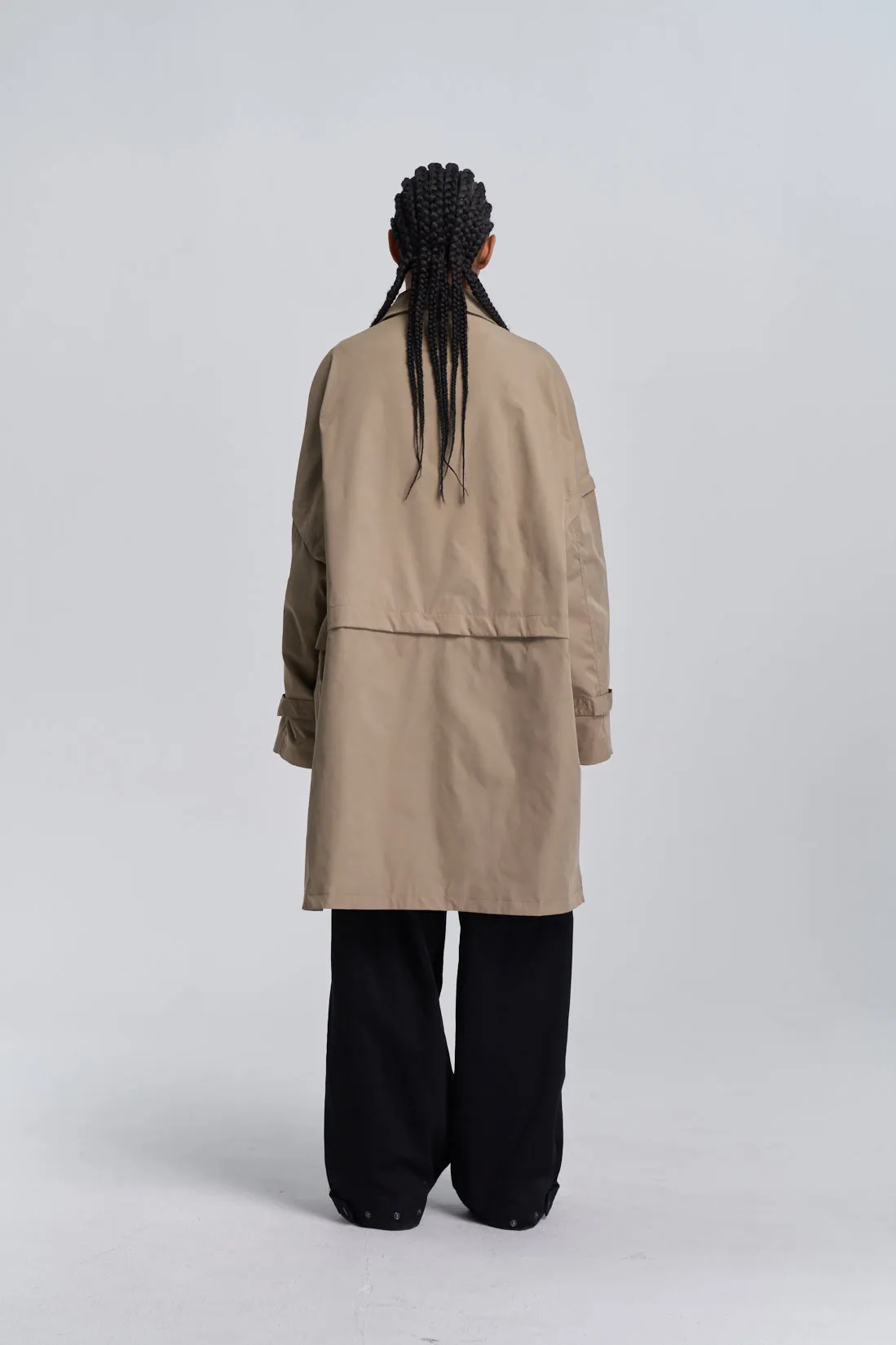 Convertible Trench Coat - Sand