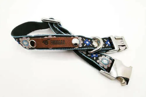 Copy of Finnigan Designer Dog Collar (Blue Collection) Small