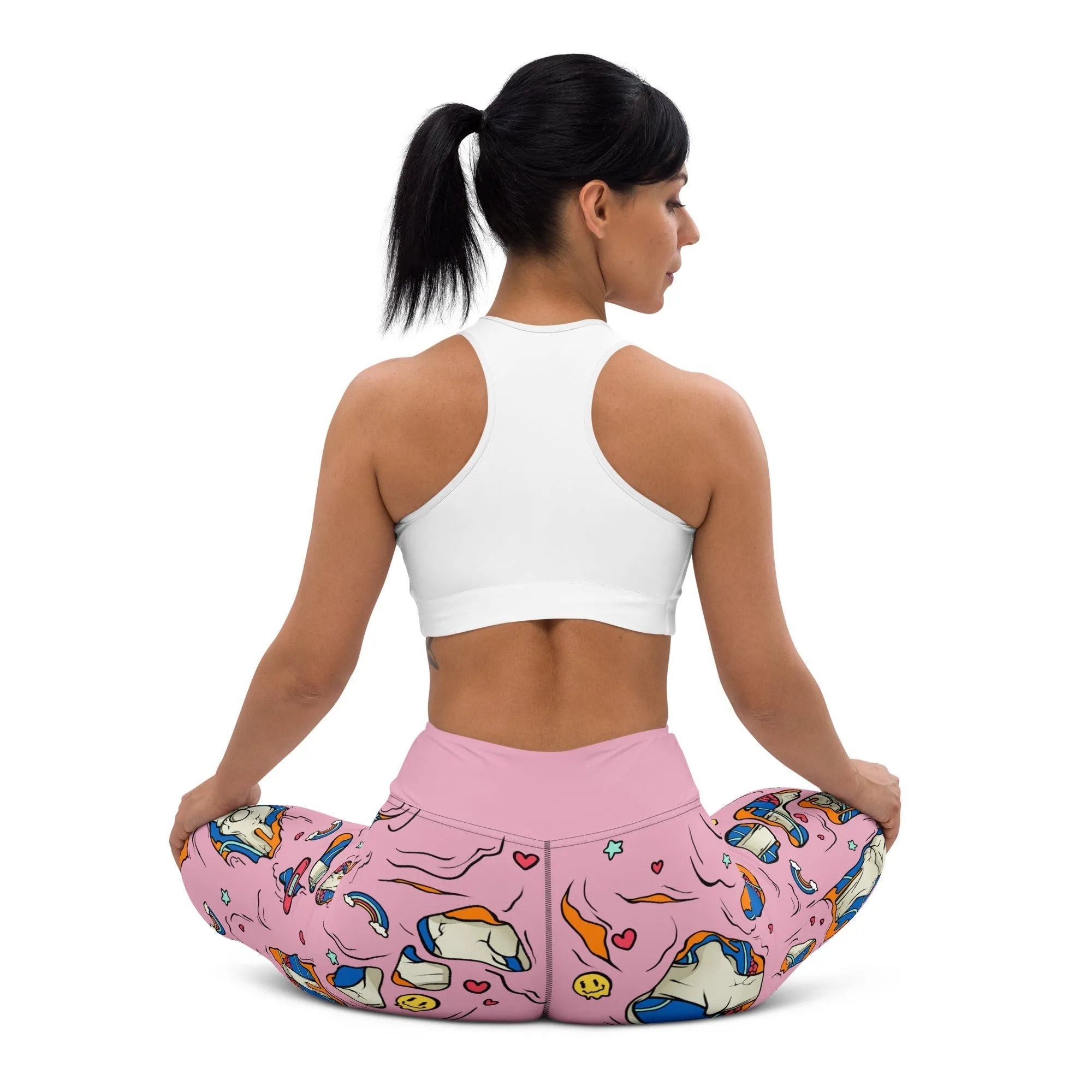 Cute Zombie Yoga Leggings