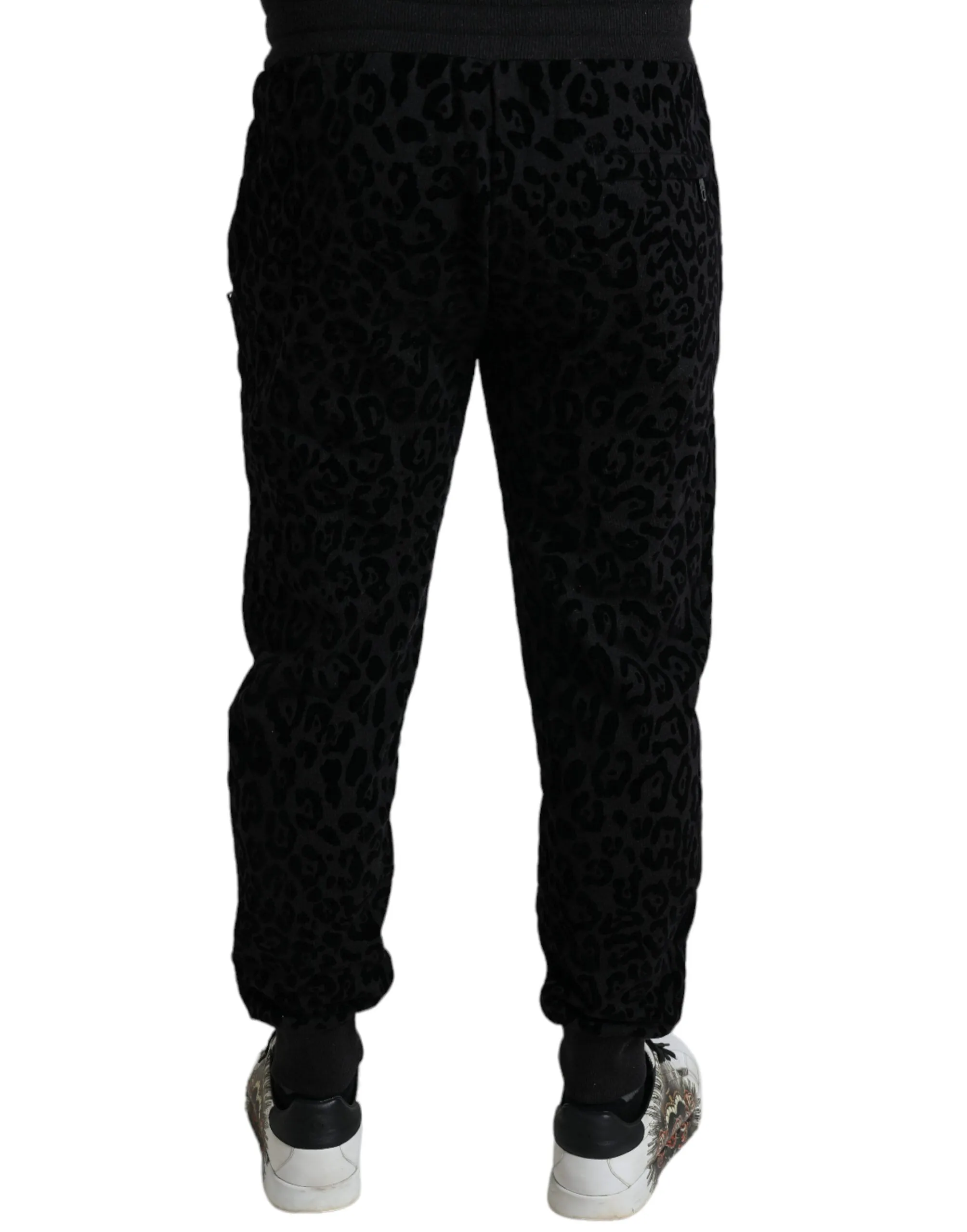 Dolce & Gabbana Elegant Leopard Joggers for Men