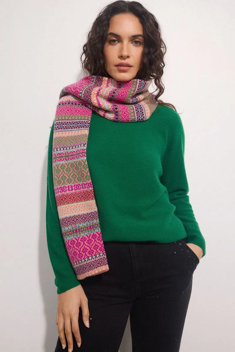 Eleri Crew Neck Cashmere Green Jumper