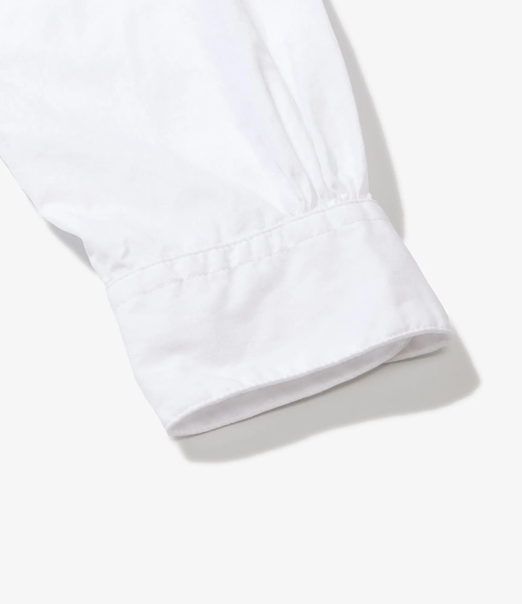 Engineered Garments Wing Collar Shirt - White 100's 2Ply Broadcloth