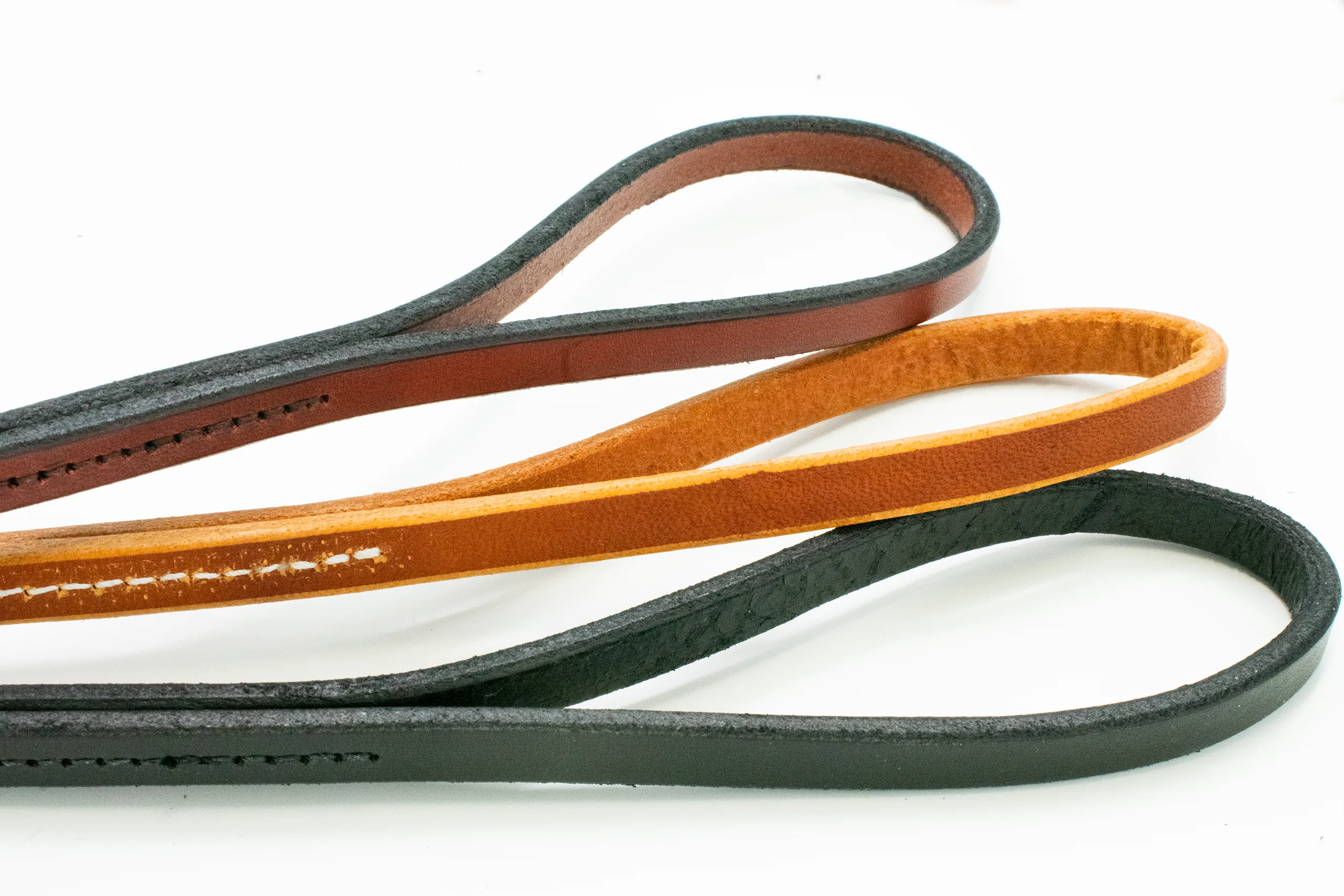 English Bridle Leather Slip Lead w/Keeper