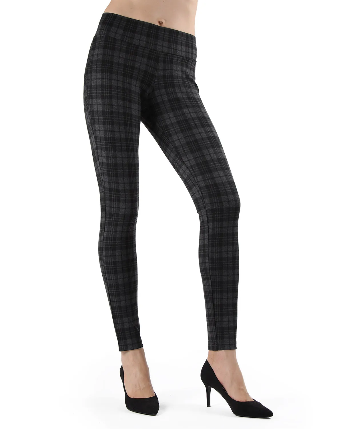 Evanesce Plaid Shaping Leggings