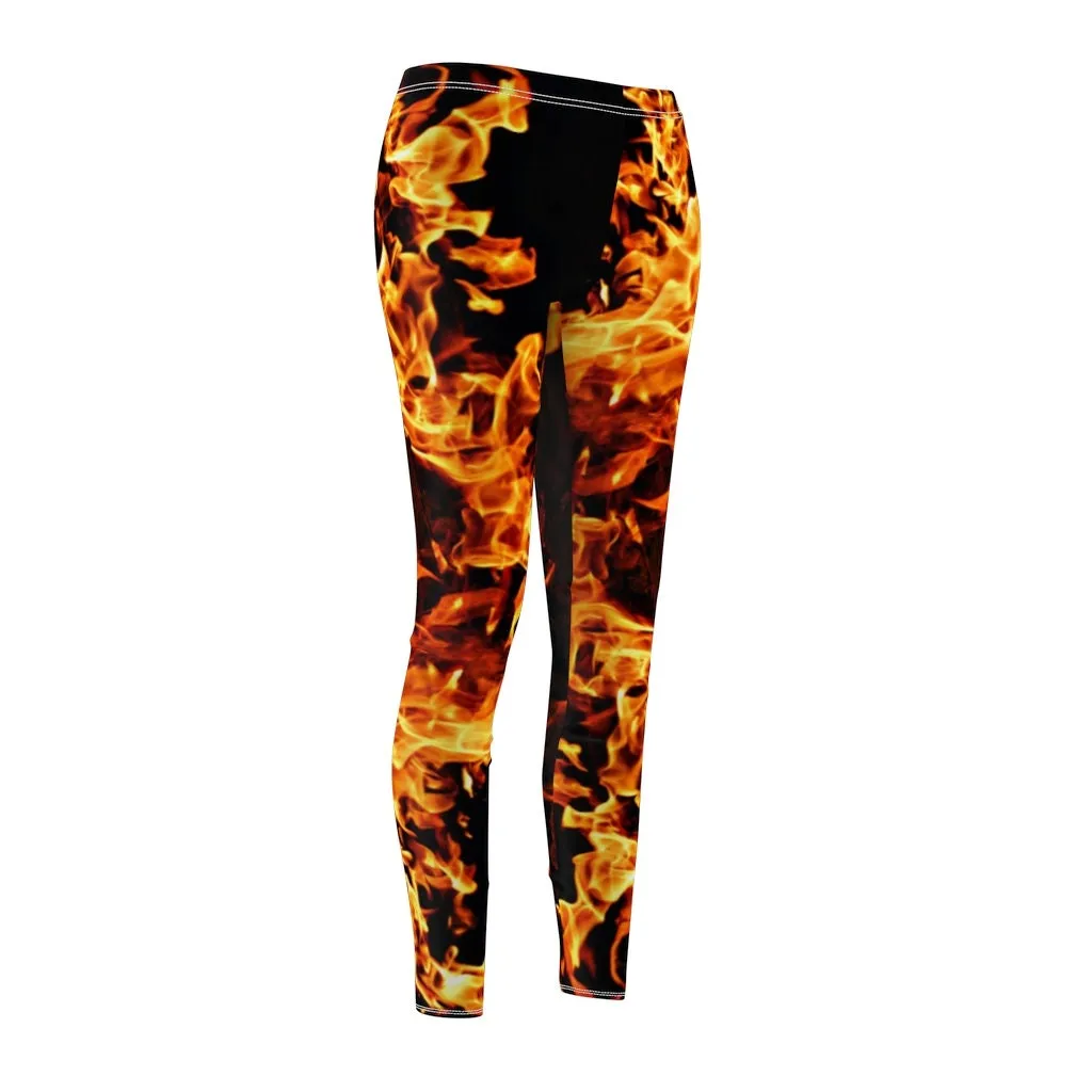 fire flames Spandex lorise Leggings,casual,gym/yoga/lounge wear,comfortable,chillout wear,Christmas/Thanksgiving/Birthday/Women/Ladies Gifts