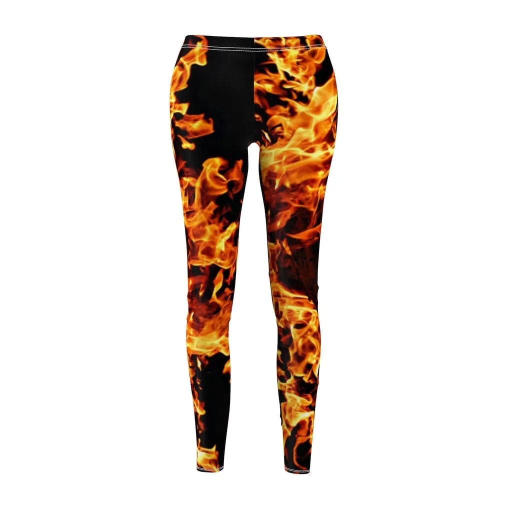 fire flames Spandex lorise Leggings,casual,gym/yoga/lounge wear,comfortable,chillout wear,Christmas/Thanksgiving/Birthday/Women/Ladies Gifts