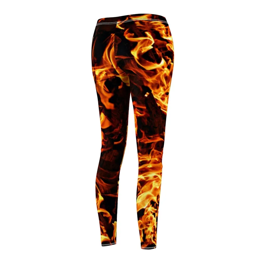 fire flames Spandex lorise Leggings,casual,gym/yoga/lounge wear,comfortable,chillout wear,Christmas/Thanksgiving/Birthday/Women/Ladies Gifts