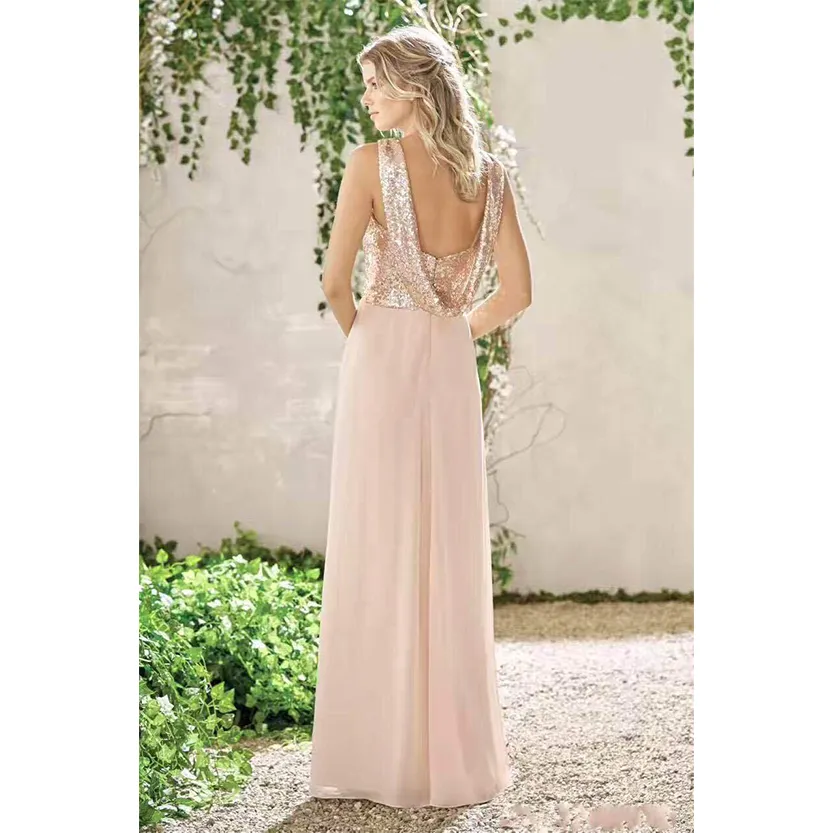 Funki Buys | Dresses | Women's Sequin Prom Bridesmaid Dress