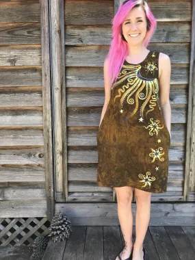 Gold Rush Summer Dress - Size Small ONLY