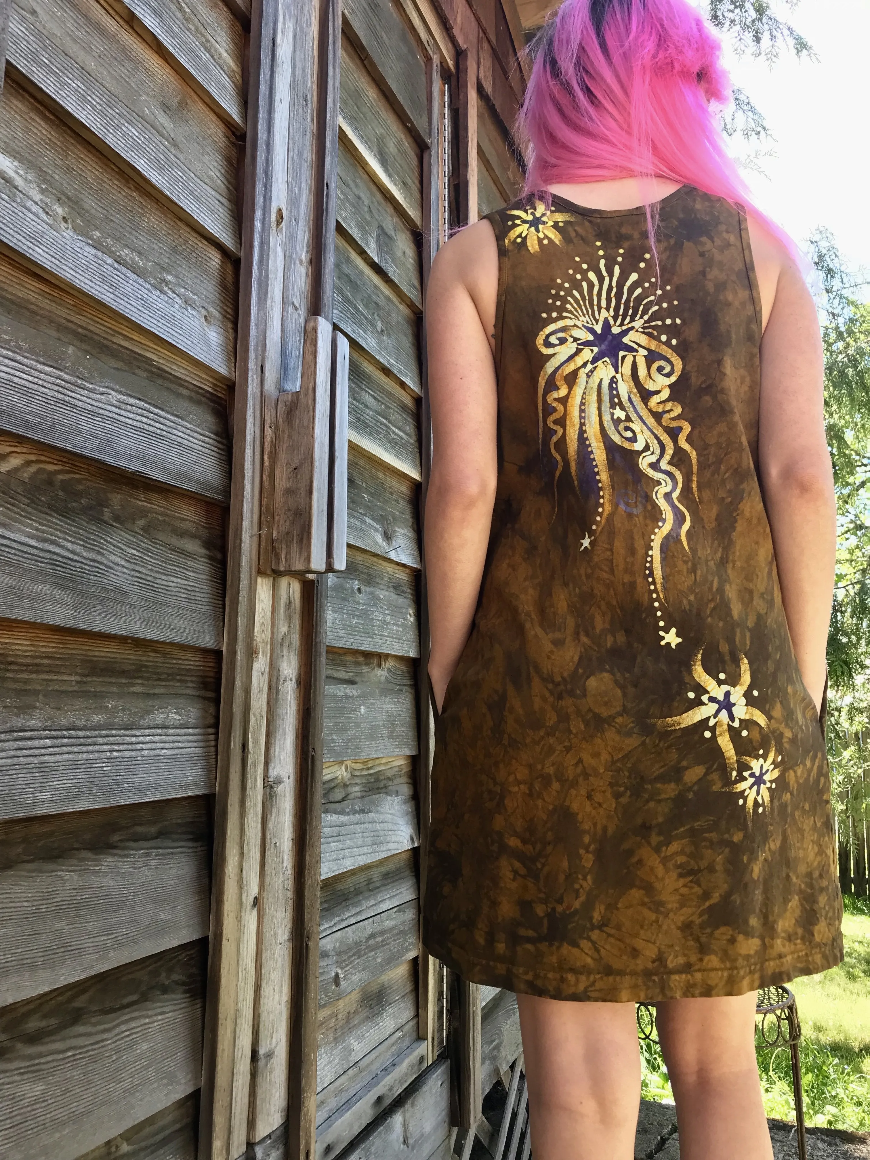 Gold Rush Summer Dress - Size Small ONLY