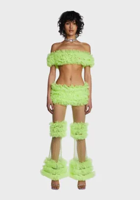 Green Frill Set