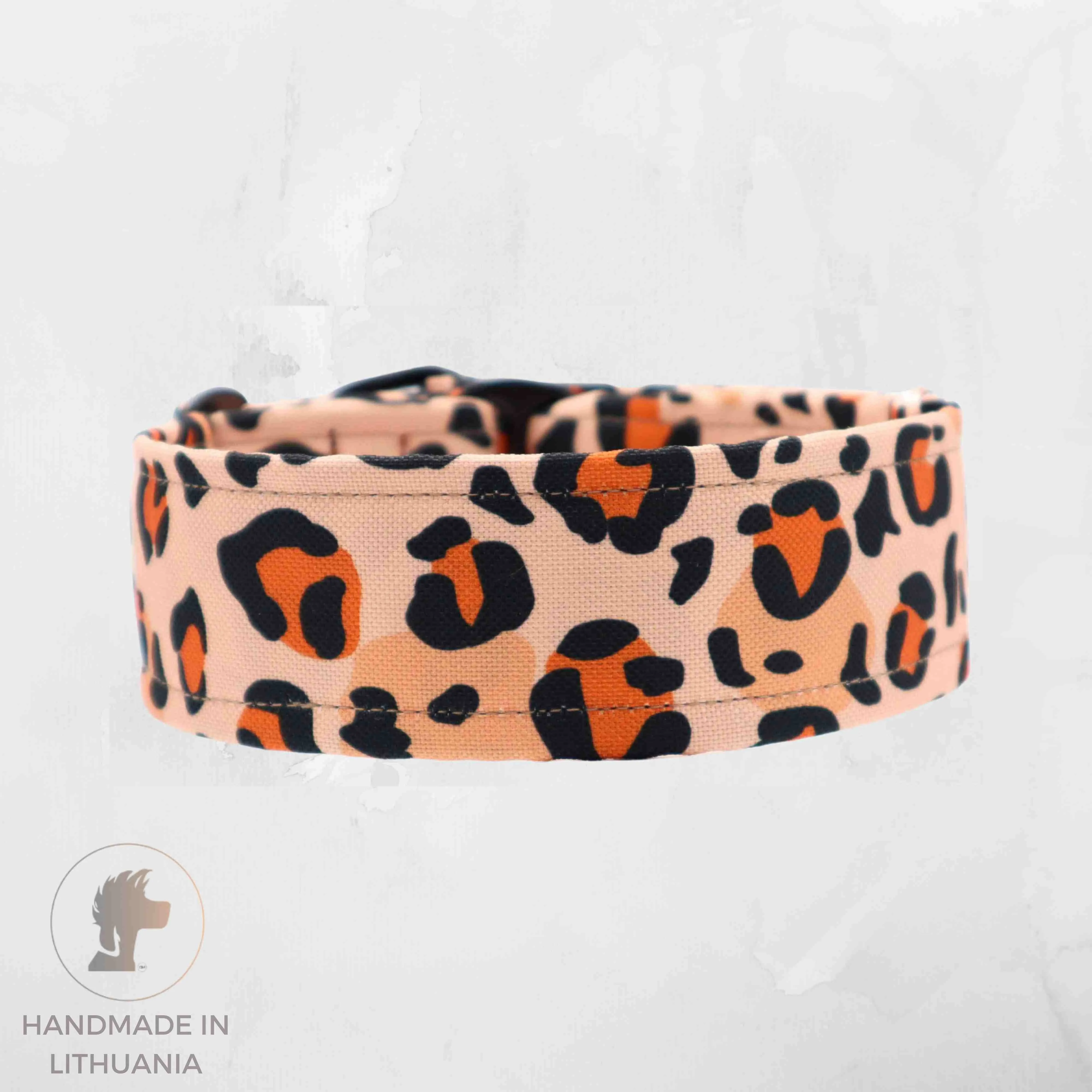 Handmade Dog Collar | Raaarrr | Width: 15-20-25-30-40-50 mm