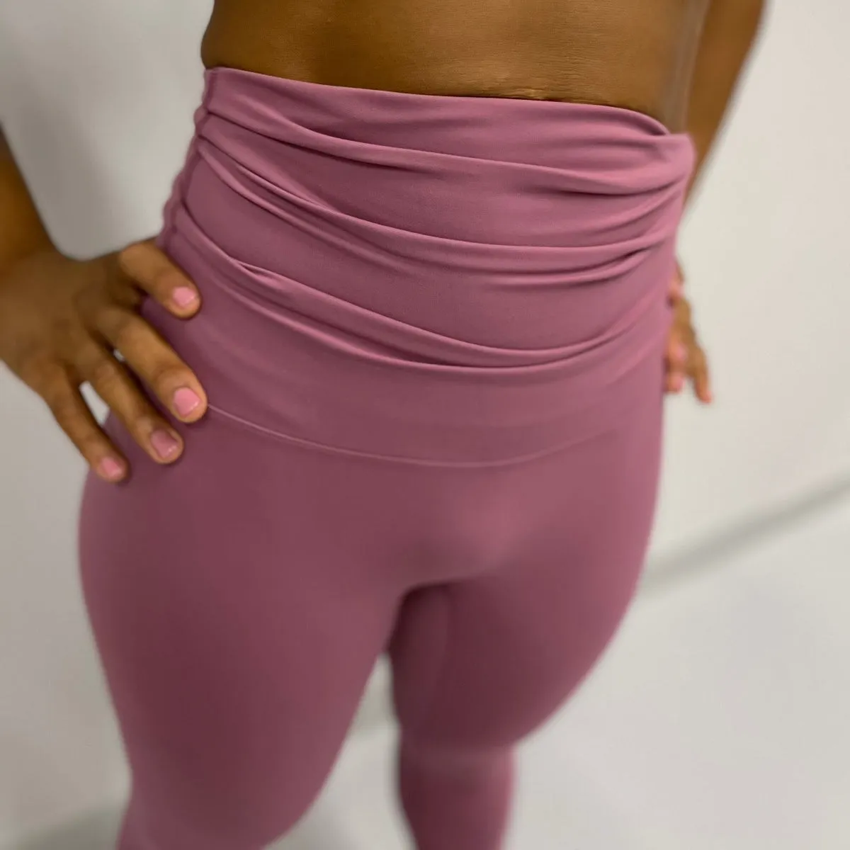 High-Waisted Leggings | Pink