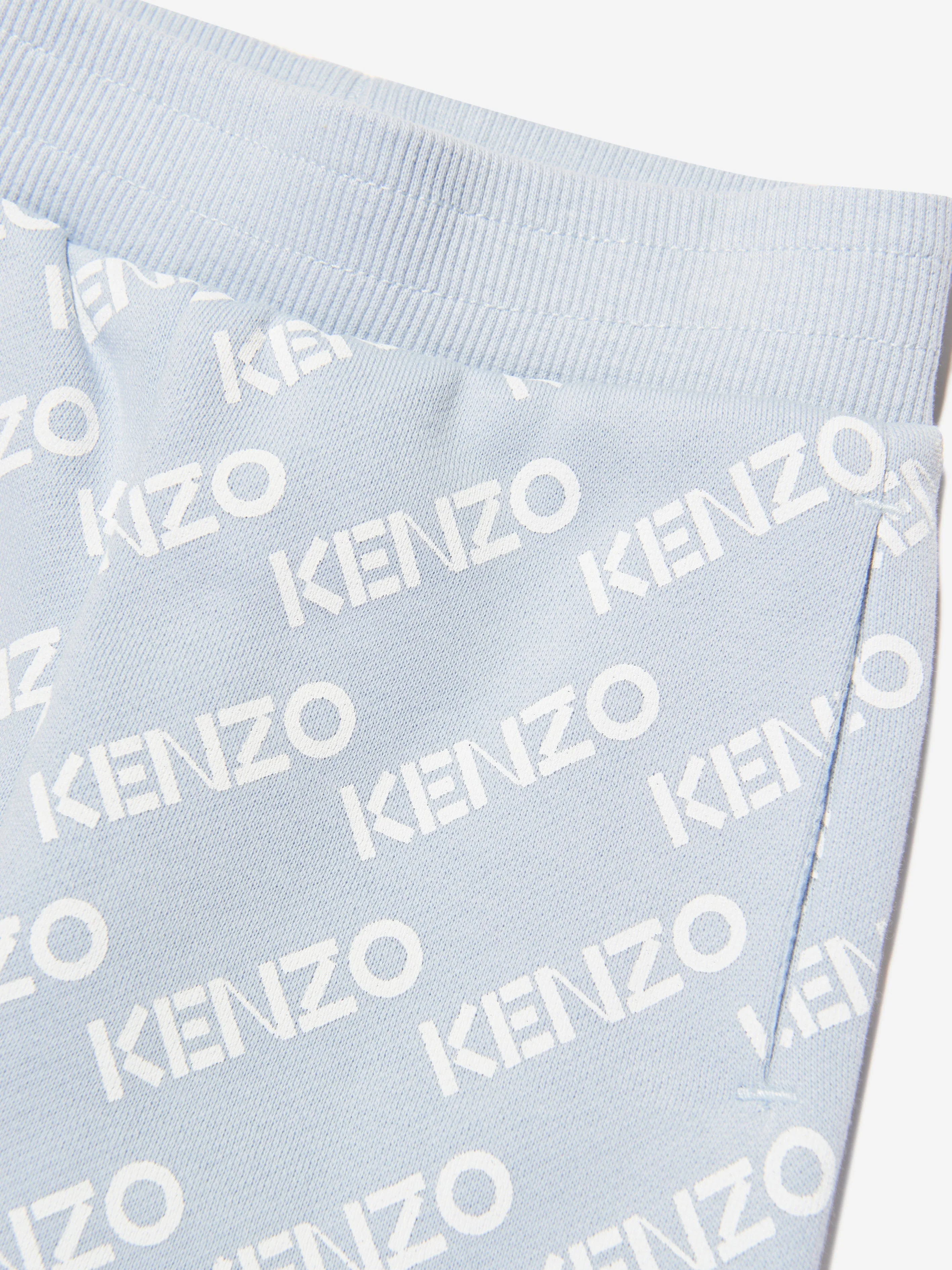 KENZO Baby Boys Logo Joggers in Blue