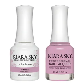 Kiara Sky All-in-One Gel   Polish Duo - 5110 Fairytale