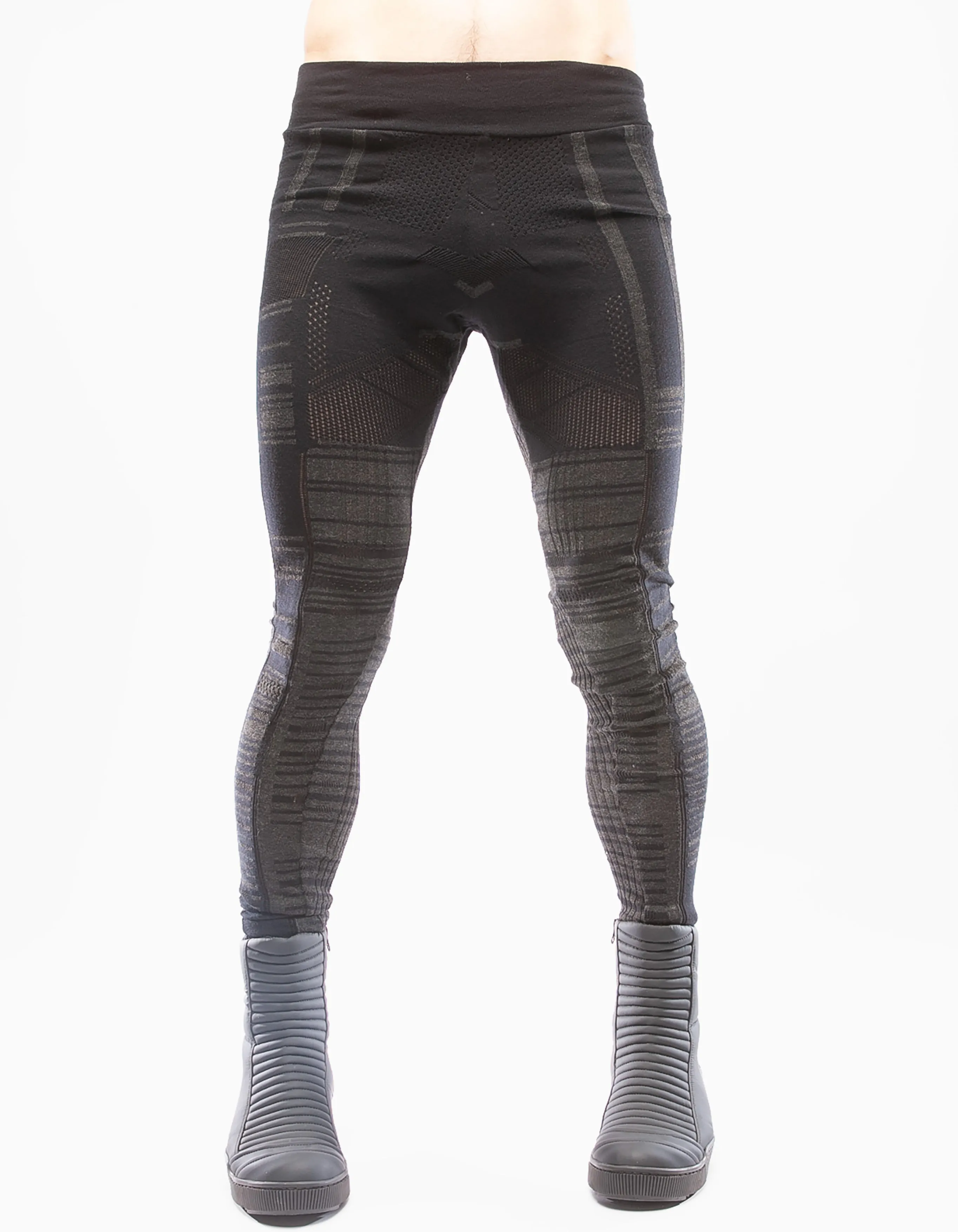 LEGGINGS GRAPHITE CENTER M