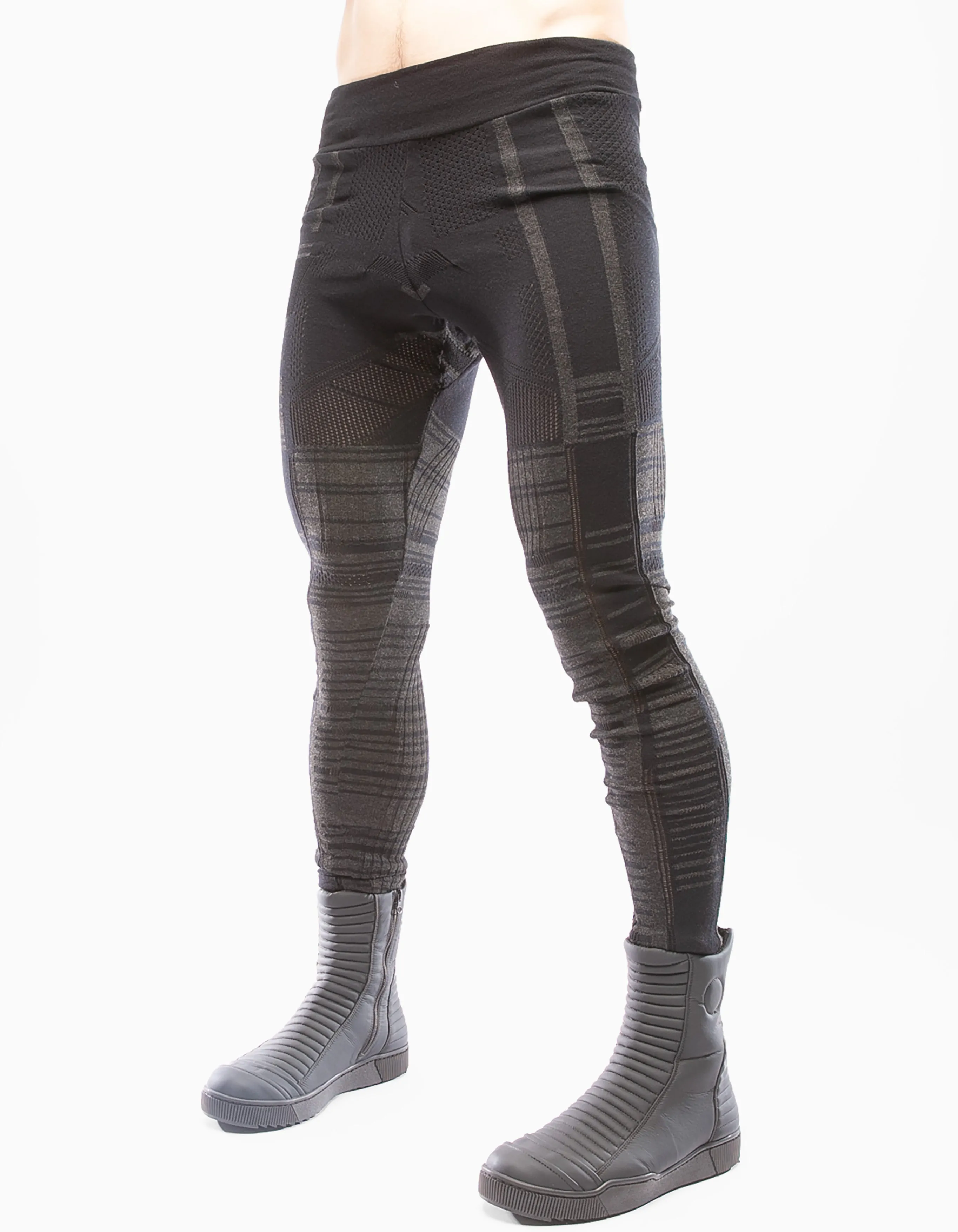 LEGGINGS GRAPHITE CENTER M