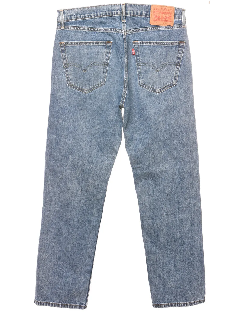 Levi's 505 Light Wash Jeans - W33 L30