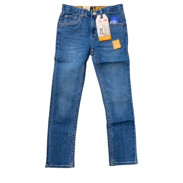 Levi's Kids Pantalone Jeans 510 Eco Perforrmance Skinny Fit 8EC758M8R 9EC758-M8R blu