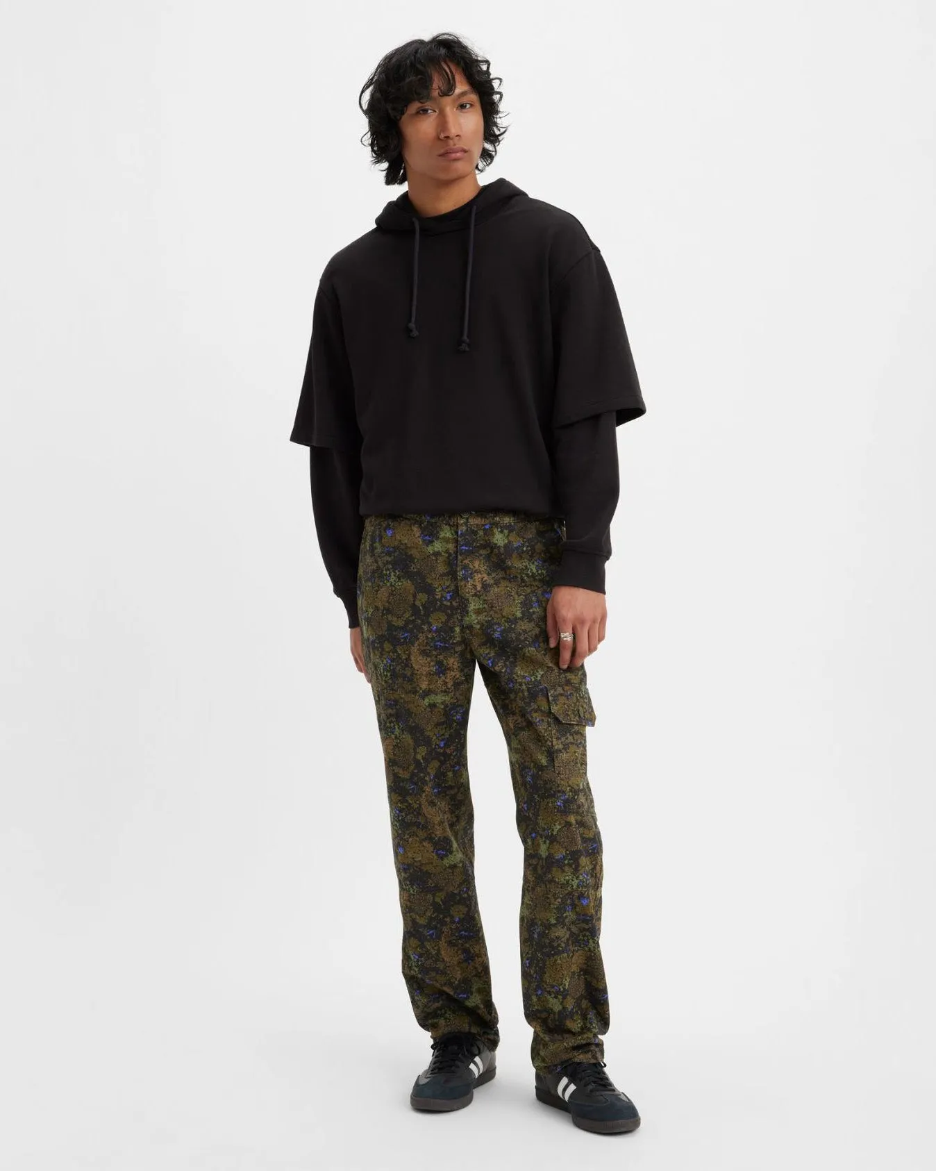 Levi's® Patch Pocket Cargo Pants - Forrest Camo Olive Night