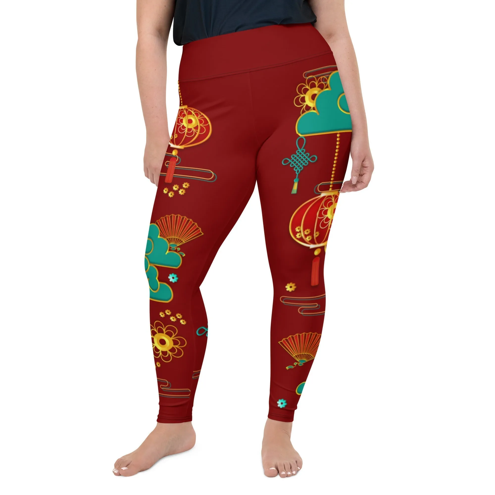 Lunar New Year Plus Size Leggings